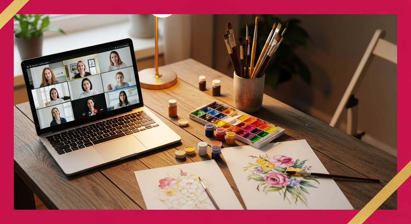 Онлайн-курсы по рисованию гуашью Colorvia