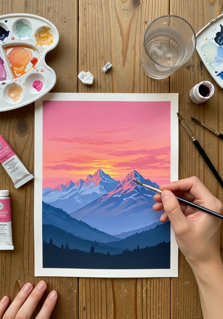 Творческие проекты гуашью