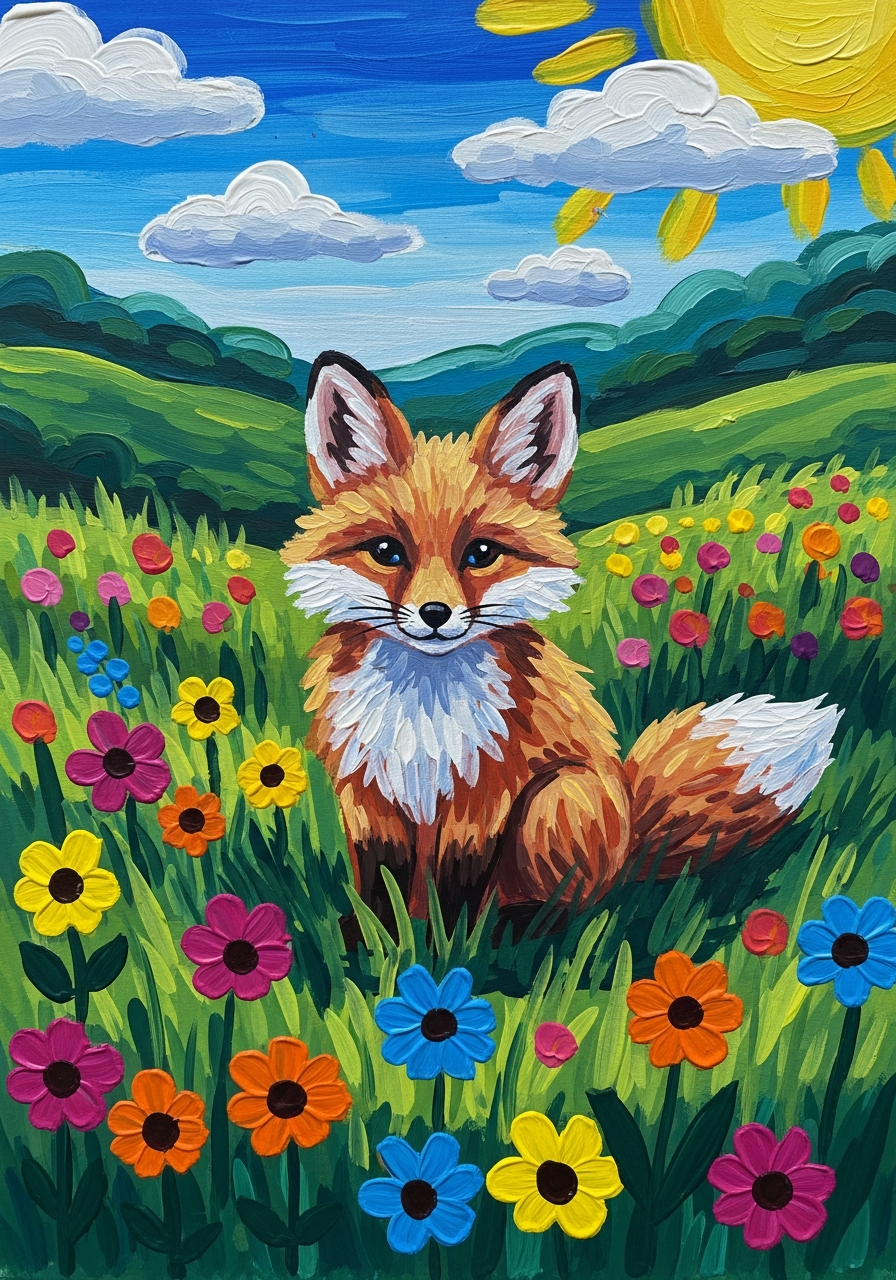 Анималистика гуашью